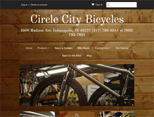 Tablet Screenshot of circlecitybicycles.com
